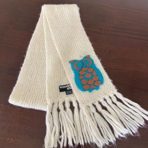 Comfy Warm! Wooden Ships Felted Owl Scarf